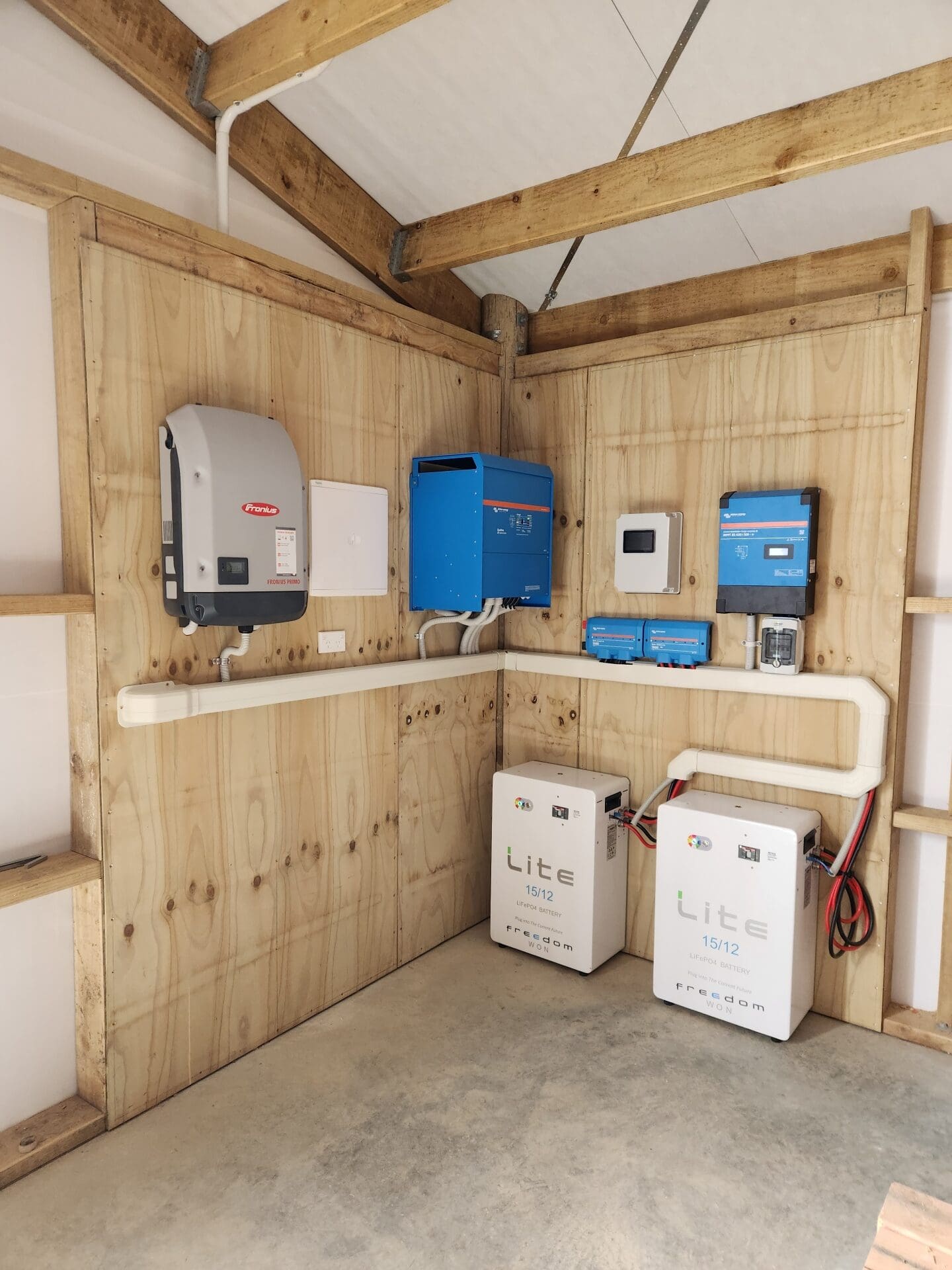Off Grid Battery Array